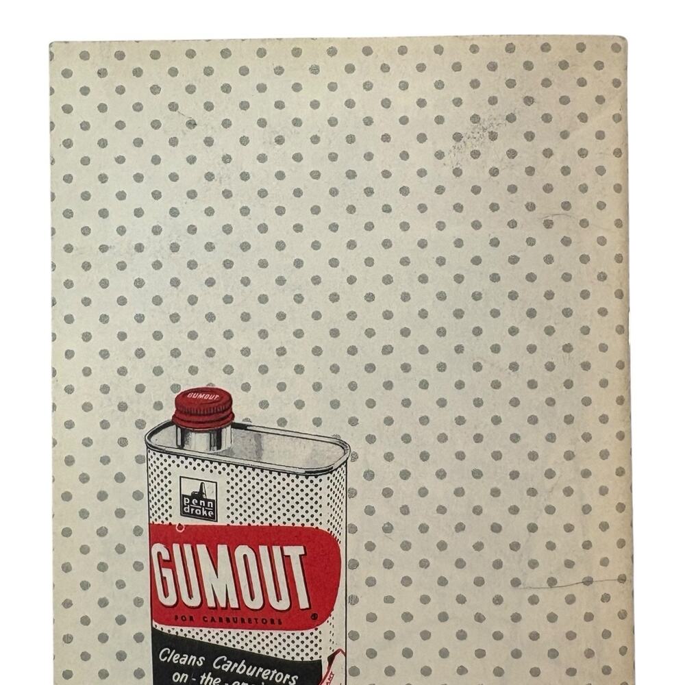 VTG 1958 "Know Your Carburetor" Gum Out Advertisement Automotive Car Repair 50s - Picture 7 of 12